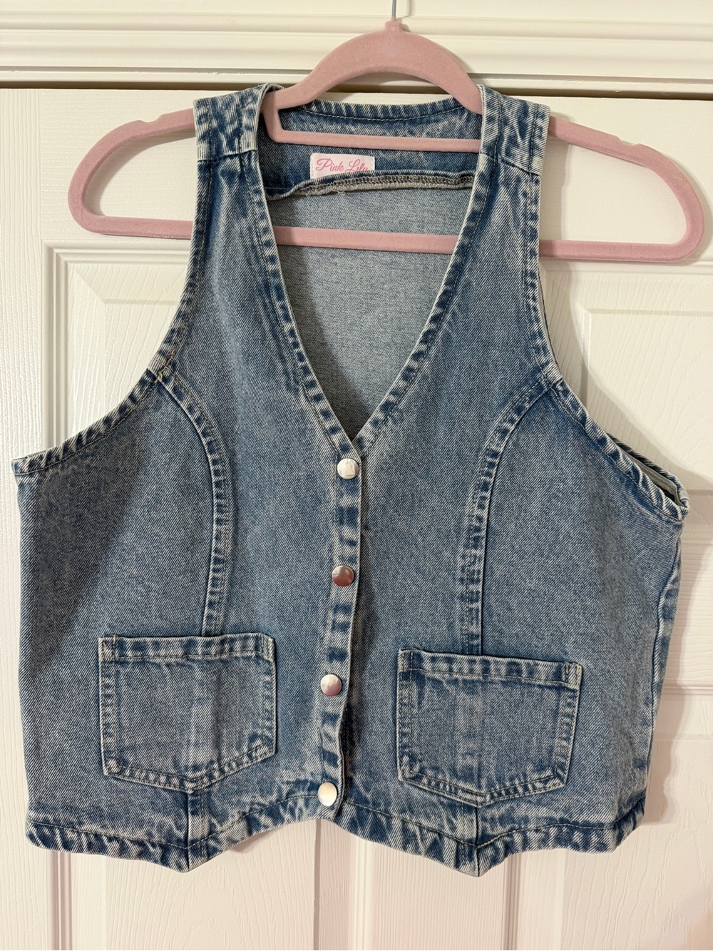 Like new! Womens denim vest
